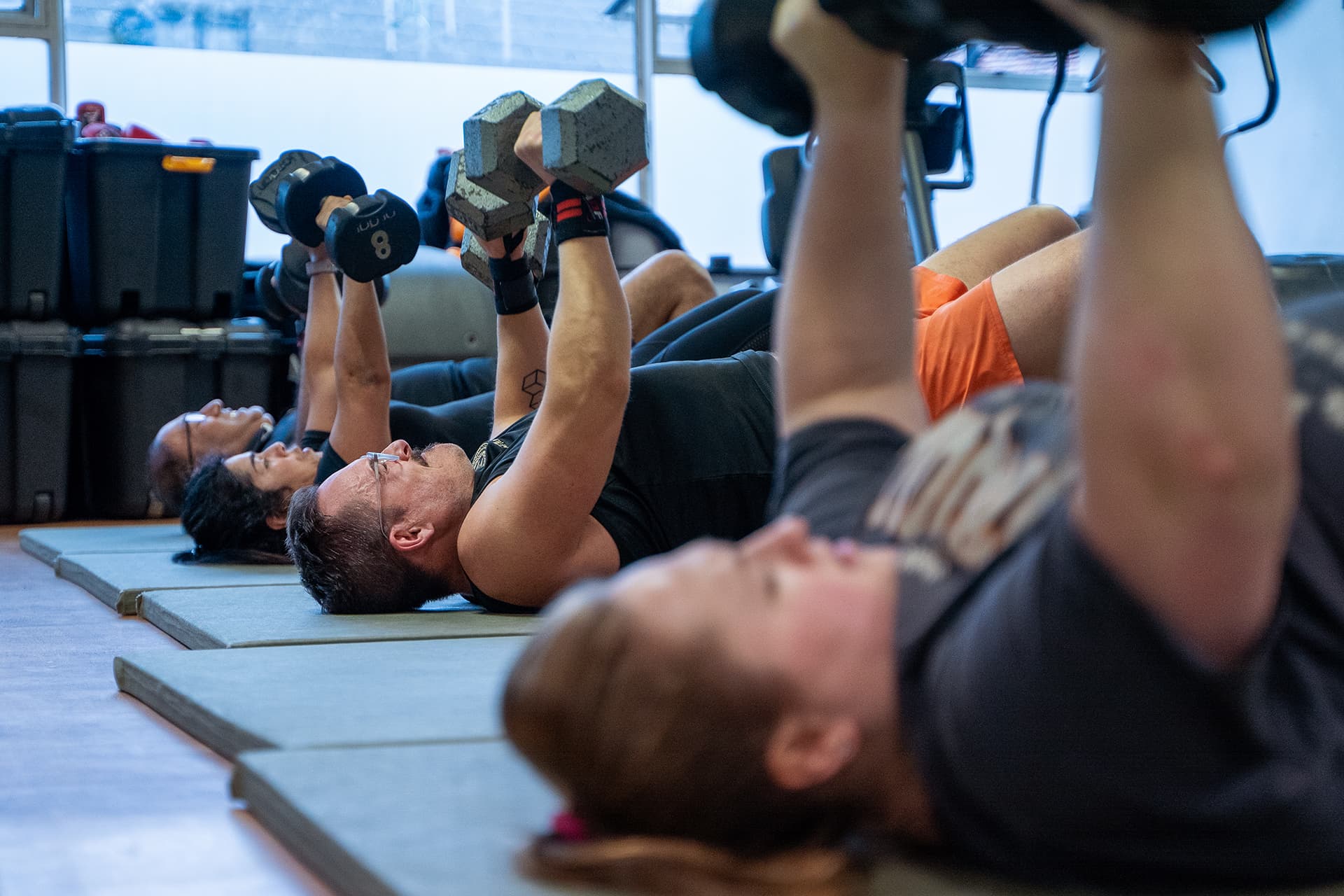 The Mighty One Hundred training session