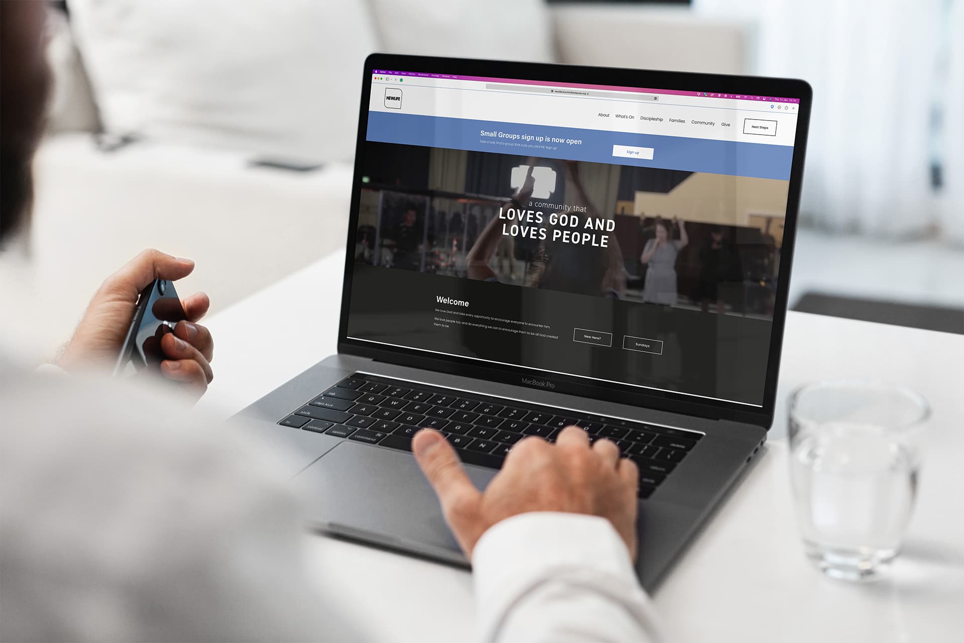 New Life Church website redesign